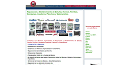 Desktop Screenshot of estufasyhornos.com.mx